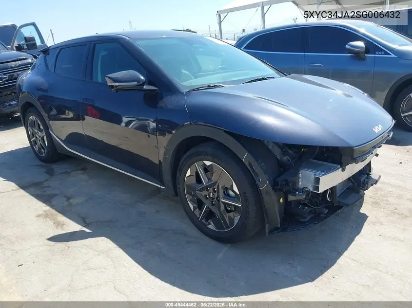 2025 Kia Ev6 Light Long Range VIN: 5XYC34JA2SG006432 Lot: 45444462