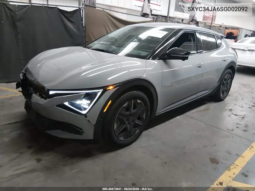 2025 Kia Ev6 Light Long Range Rwd VIN: 5XYC34JA6SG002092 Lot: 45473841