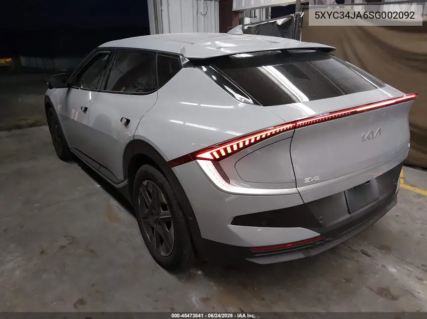 2025 Kia Ev6 Light Long Range Rwd VIN: 5XYC34JA6SG002092 Lot: 45473841