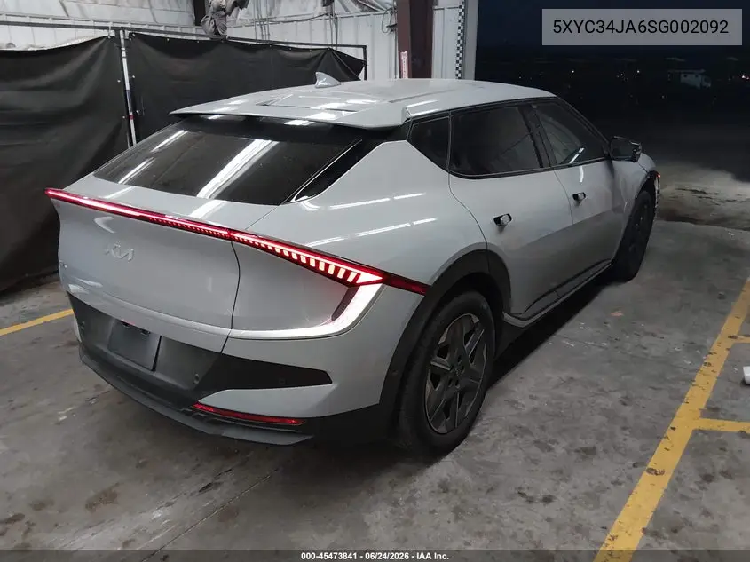 2025 Kia Ev6 Light Long Range Rwd VIN: 5XYC34JA6SG002092 Lot: 45473841
