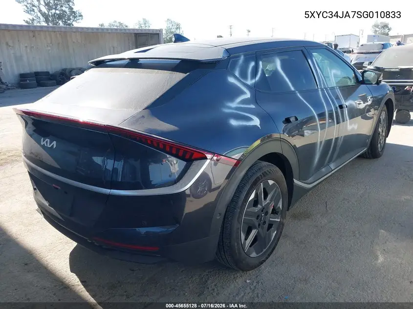 2025 Kia Ev6 Light Long Range Rwd VIN: 5XYC34JA7SG010833 Lot: 45655128