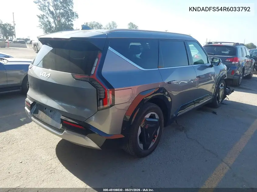 2024 Kia Ev9 Land VIN: KNDADFS54R6033792 Lot: 45186530