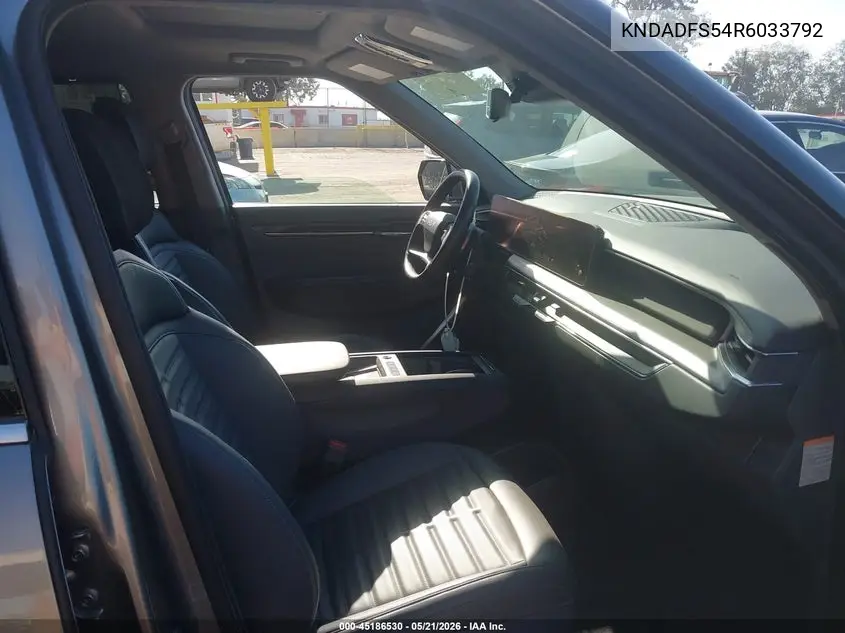 2024 Kia Ev9 Land VIN: KNDADFS54R6033792 Lot: 45186530
