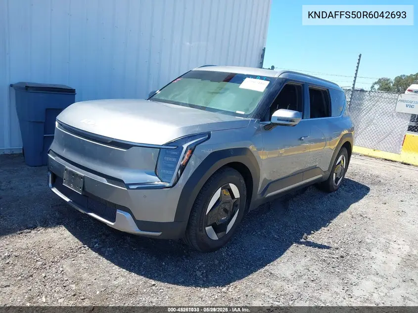 2024 Kia Ev9 Wind VIN: KNDAFFS50R6042693 Lot: 45261033
