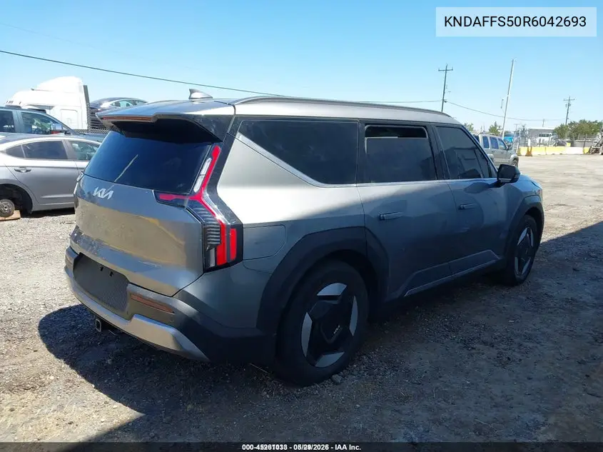 2024 Kia Ev9 Wind VIN: KNDAFFS50R6042693 Lot: 45261033