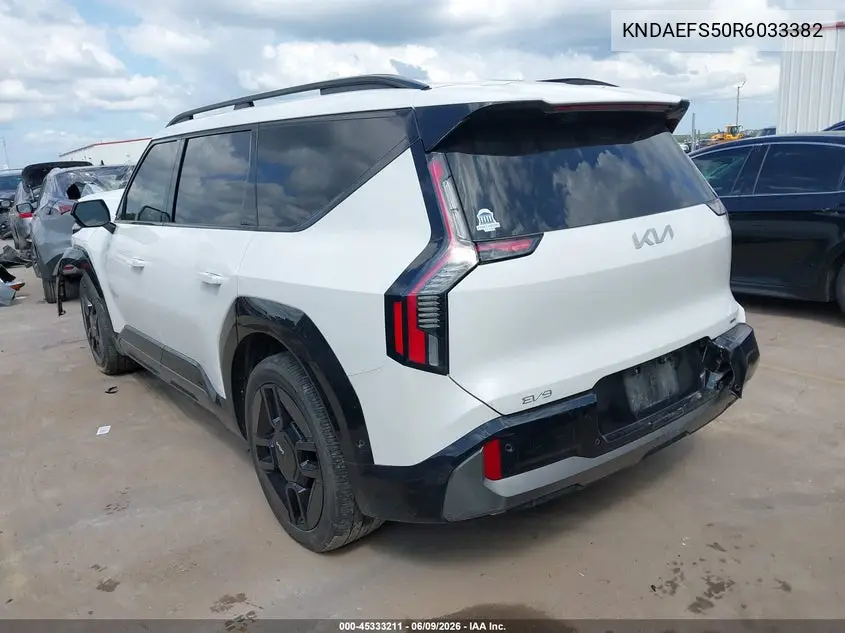 2024 Kia Ev9 Gt-Line VIN: KNDAEFS50R6033382 Lot: 45333211