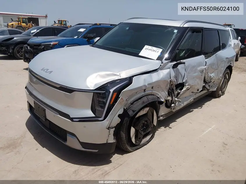 2024 Kia Ev9 Wind VIN: KNDAFFS50R6024100 Lot: 45492013