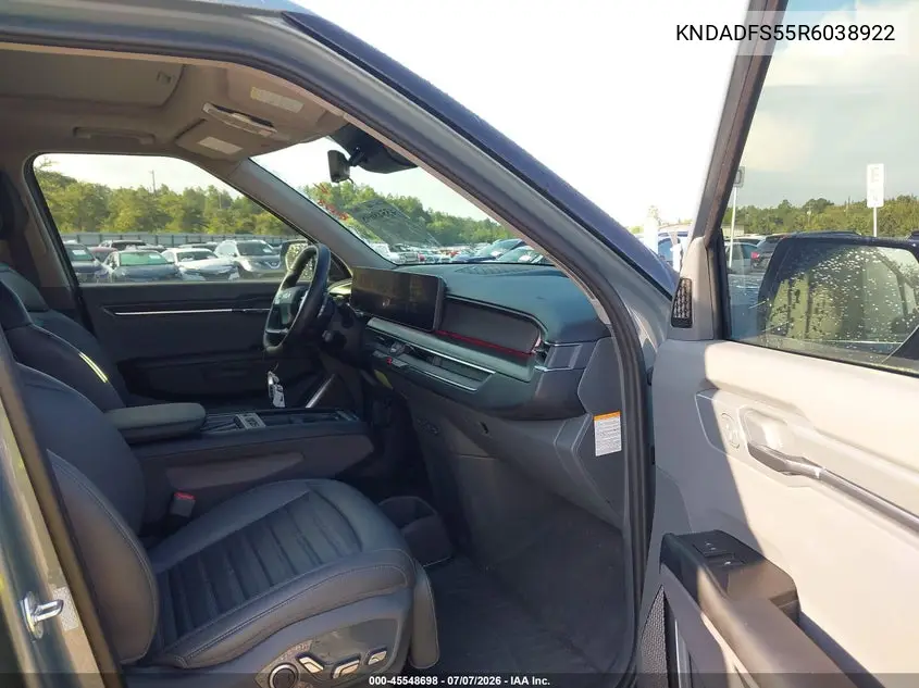 2024 Kia Ev9 Land VIN: KNDADFS55R6038922 Lot: 45548698