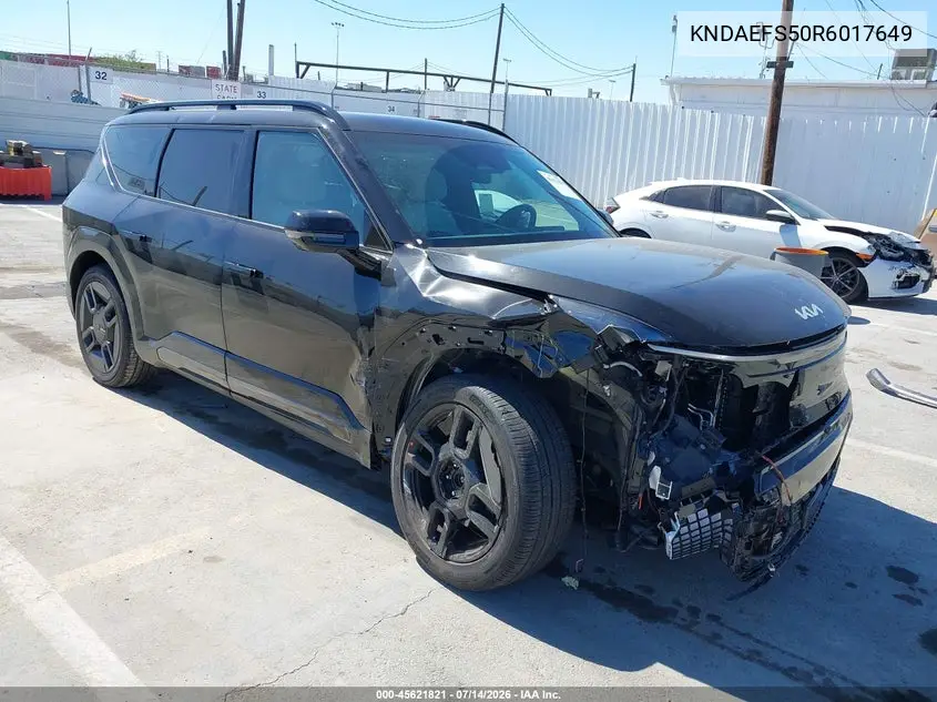2024 Kia Ev9 Gt-Line VIN: KNDAEFS50R6017649 Lot: 45621821