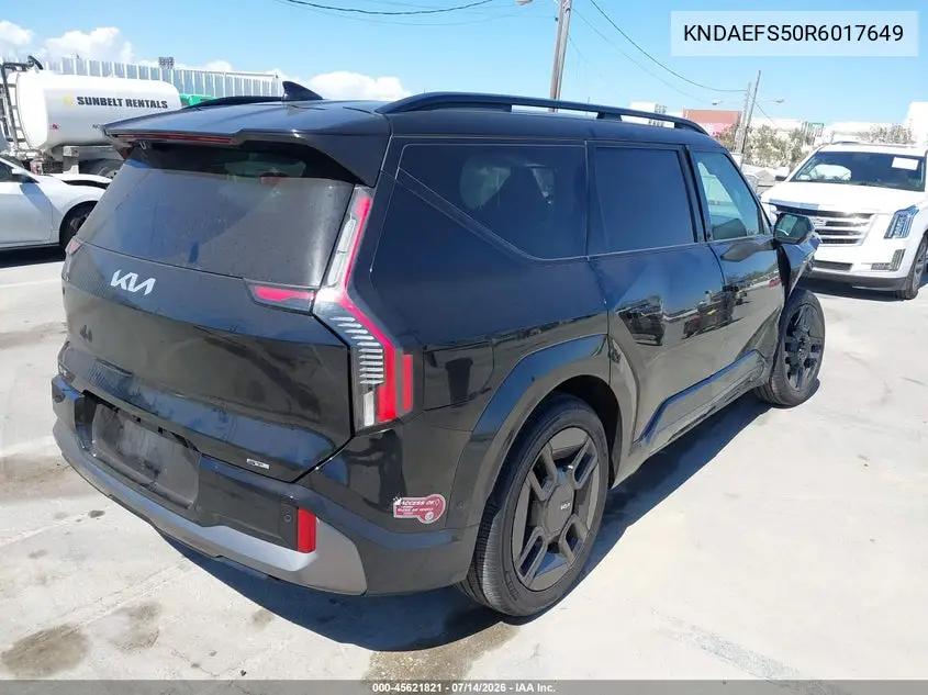 2024 Kia Ev9 Gt-Line VIN: KNDAEFS50R6017649 Lot: 45621821