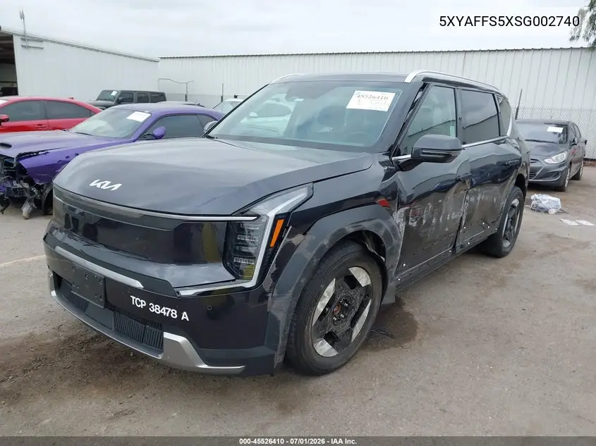 2025 Kia Ev9 Wind VIN: 5XYAFFS5XSG002740 Lot: 45526410