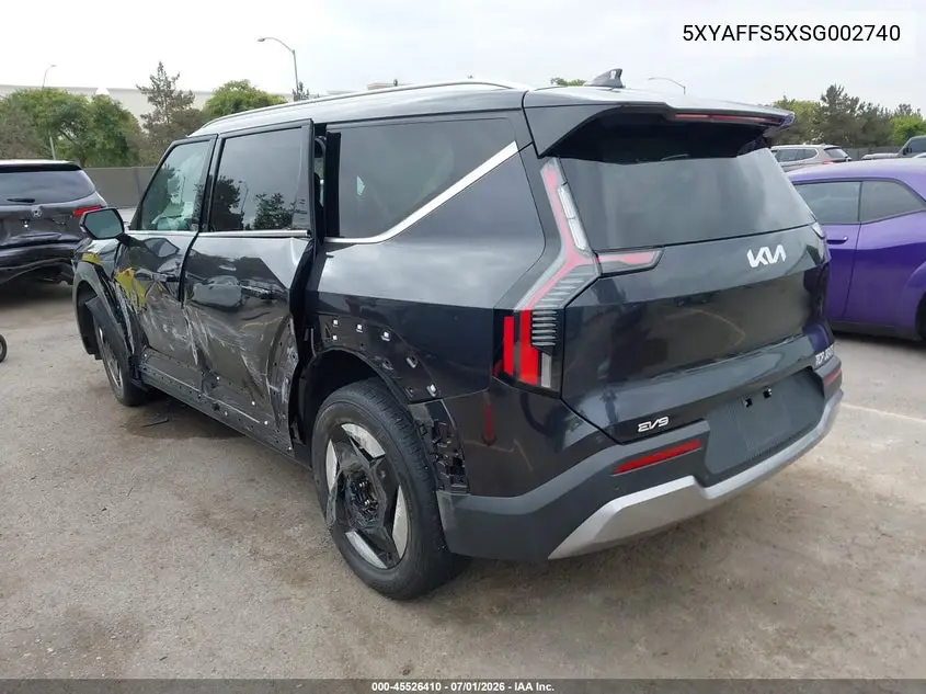 2025 Kia Ev9 Wind VIN: 5XYAFFS5XSG002740 Lot: 45526410