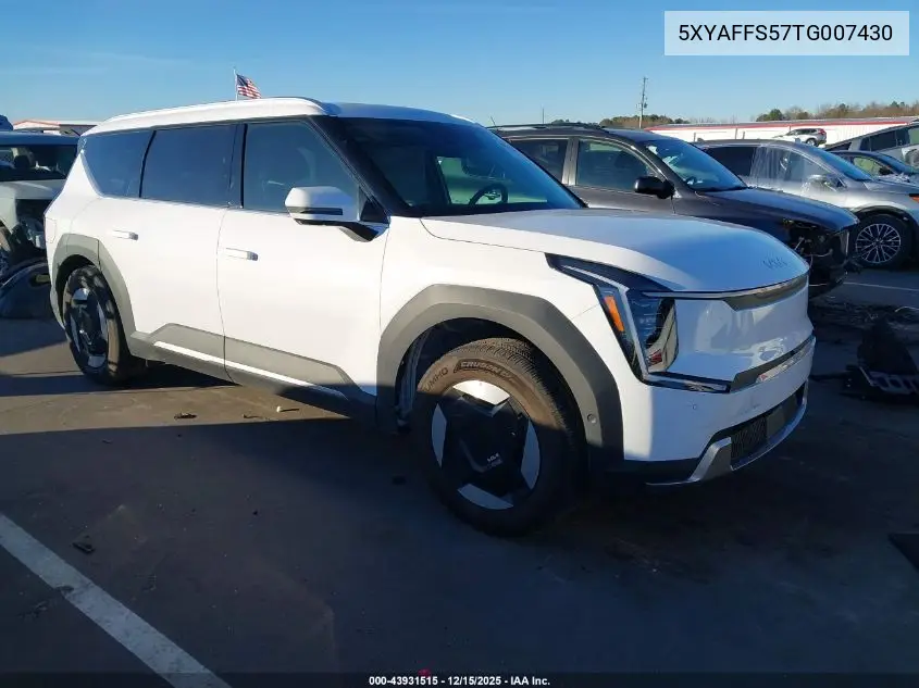 2026 Kia Ev9 Wind VIN: 5XYAFFS57TG007430 Lot: 43931515
