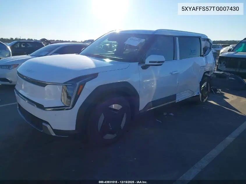 2026 Kia Ev9 Wind VIN: 5XYAFFS57TG007430 Lot: 43931515