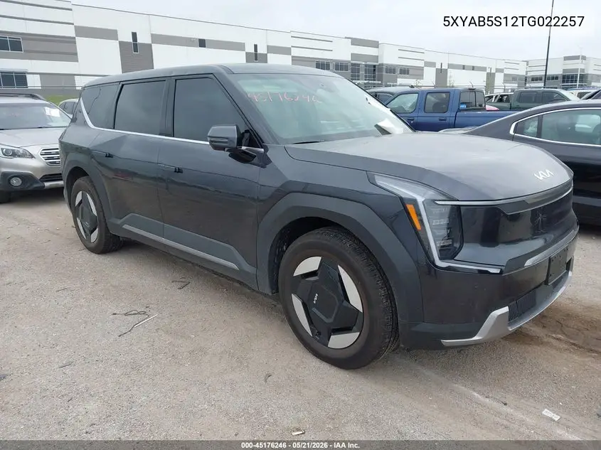 2026 Kia Ev9 Light Long Range VIN: 5XYAB5S12TG022257 Lot: 45176246