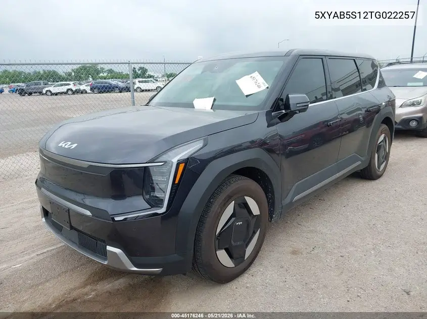 2026 Kia Ev9 Light Long Range VIN: 5XYAB5S12TG022257 Lot: 45176246