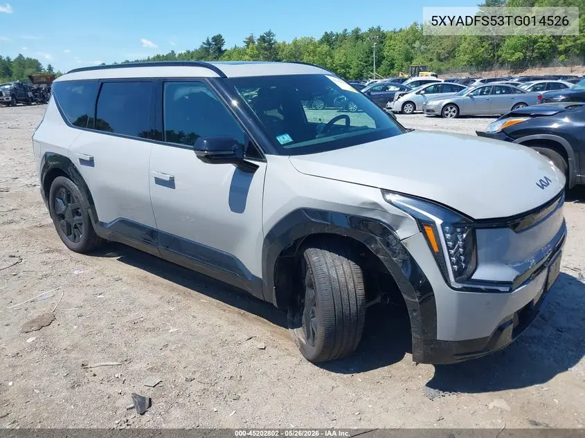 2026 Kia Ev9 Land VIN: 5XYADFS53TG014526 Lot: 45202802