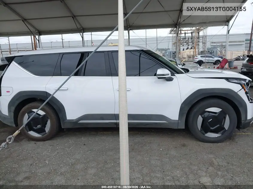2026 Kia Ev9 Light Long Range VIN: 5XYAB5S13TG004155 Lot: 45518716