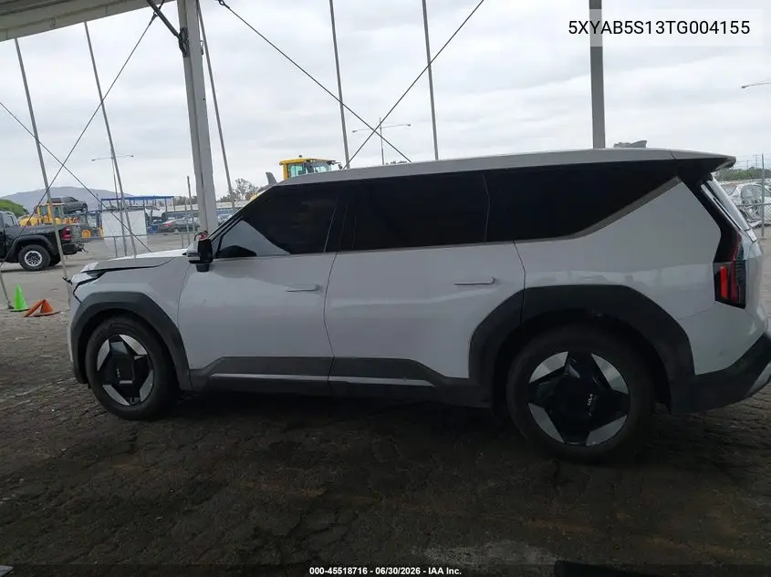 2026 Kia Ev9 Light Long Range VIN: 5XYAB5S13TG004155 Lot: 45518716