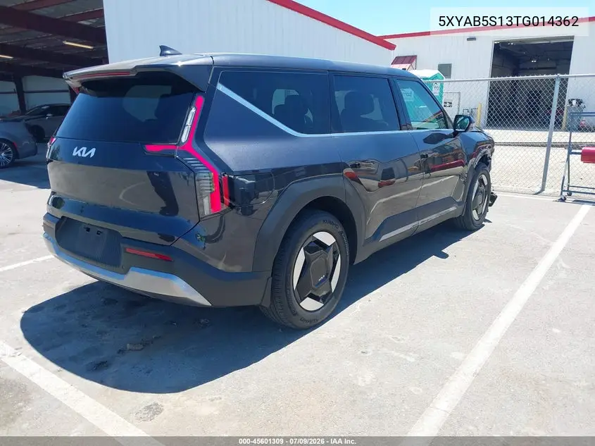 2026 Kia Ev9 Light Long Range VIN: 5XYAB5S13TG014362 Lot: 45601309