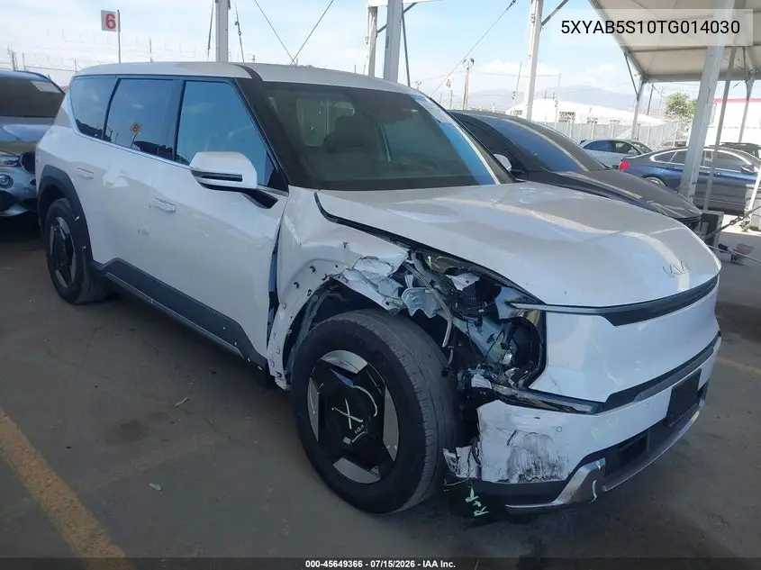 2026 Kia Ev9 Light Long Range VIN: 5XYAB5S10TG014030 Lot: 45649366