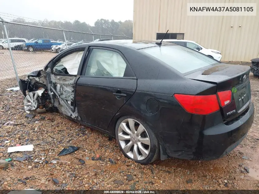 KNAFW4A37A5081105 2010 Kia Forte Sx
