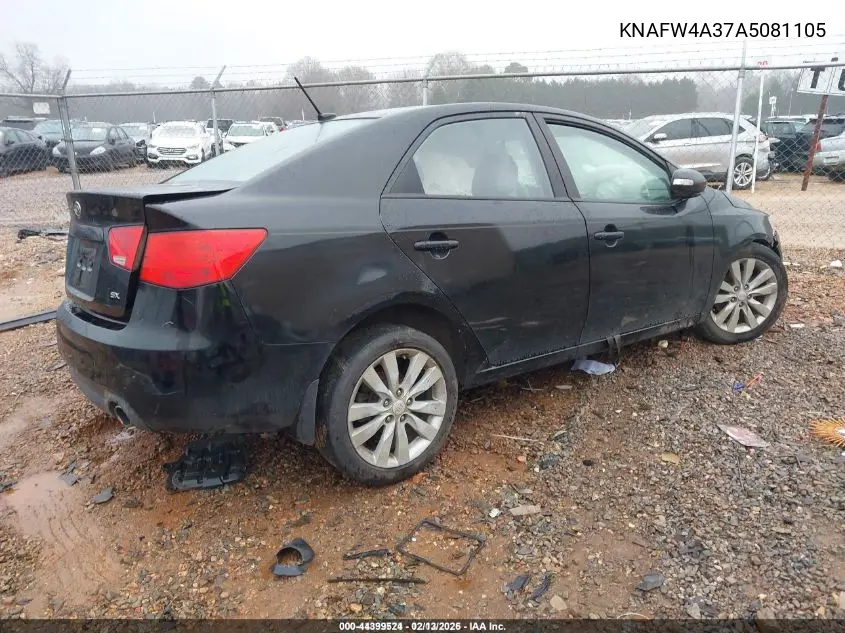KNAFW4A37A5081105 2010 Kia Forte Sx