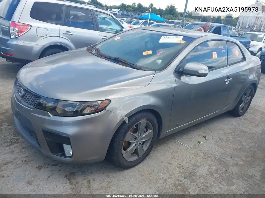 2010 Kia Forte Koup Ex VIN: KNAFU6A2XA5195978 Lot: 45249302
