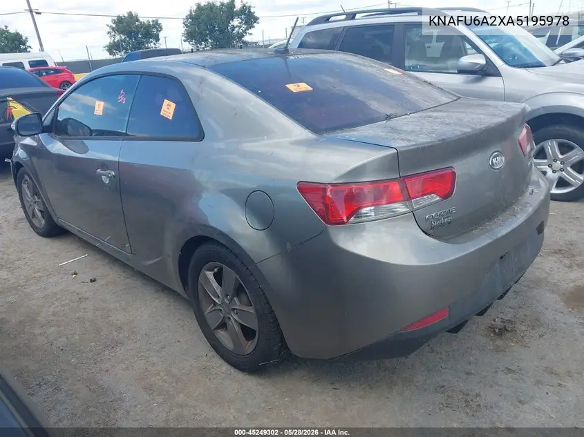 2010 Kia Forte Koup Ex VIN: KNAFU6A2XA5195978 Lot: 45249302