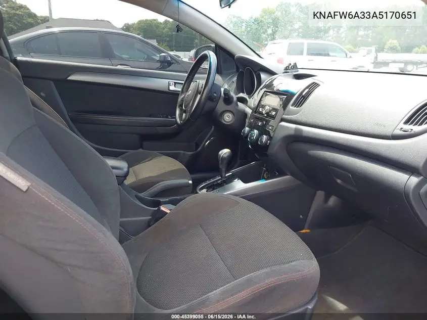 KNAFW6A33A5170651 2010 Kia Forte Koup Sx