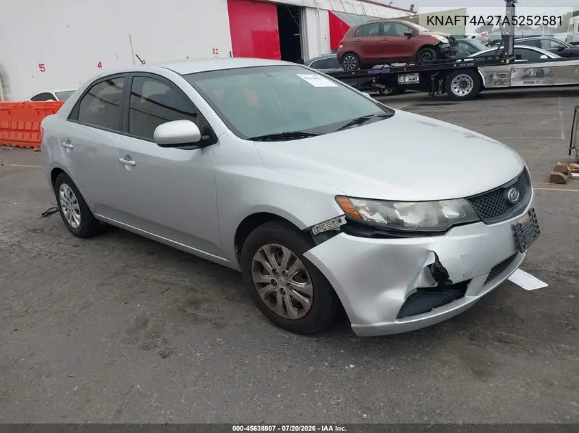 2010 Kia Forte Lx VIN: KNAFT4A27A5252581 Lot: 45638807
