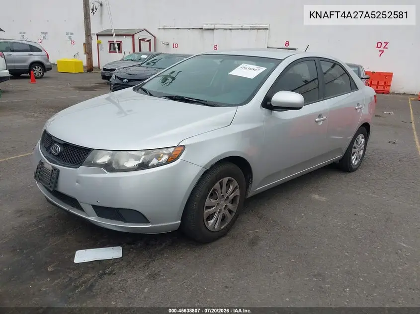 2010 Kia Forte Lx VIN: KNAFT4A27A5252581 Lot: 45638807