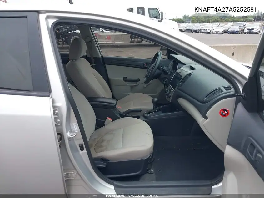 2010 Kia Forte Lx VIN: KNAFT4A27A5252581 Lot: 45638807