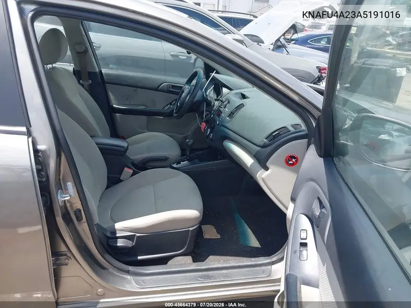 2010 Kia Forte Ex VIN: KNAFU4A23A5191016 Lot: 45664379