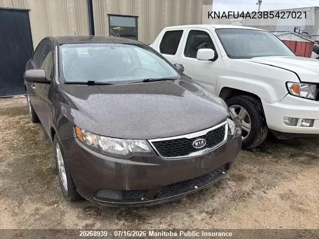 2011 Kia Forte Ex VIN: KNAFU4A23B5427021 Lot: 20268939