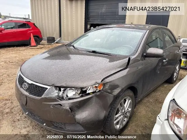 2011 Kia Forte Ex VIN: KNAFU4A23B5427021 Lot: 20268939
