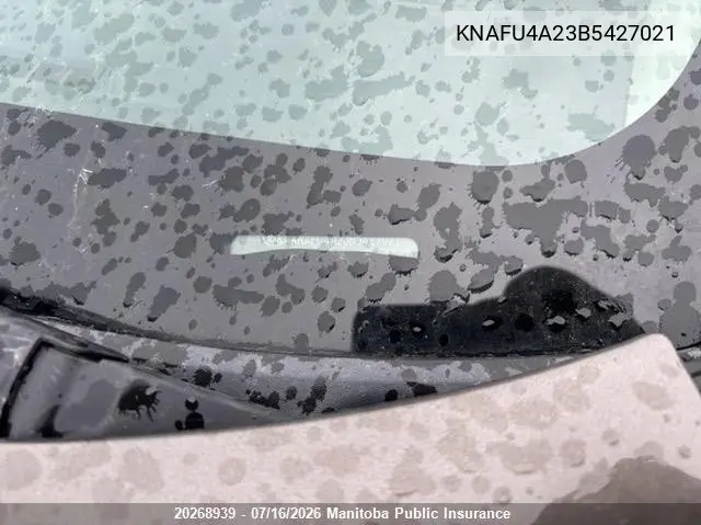 2011 Kia Forte Ex VIN: KNAFU4A23B5427021 Lot: 20268939