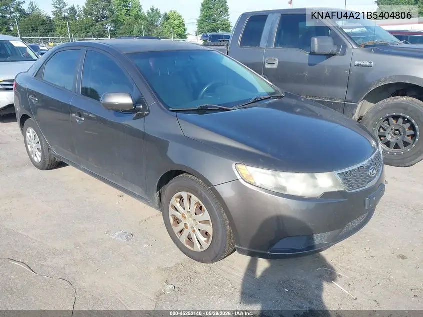 2011 Kia Forte Ex VIN: KNAFU4A21B5404806 Lot: 45252140