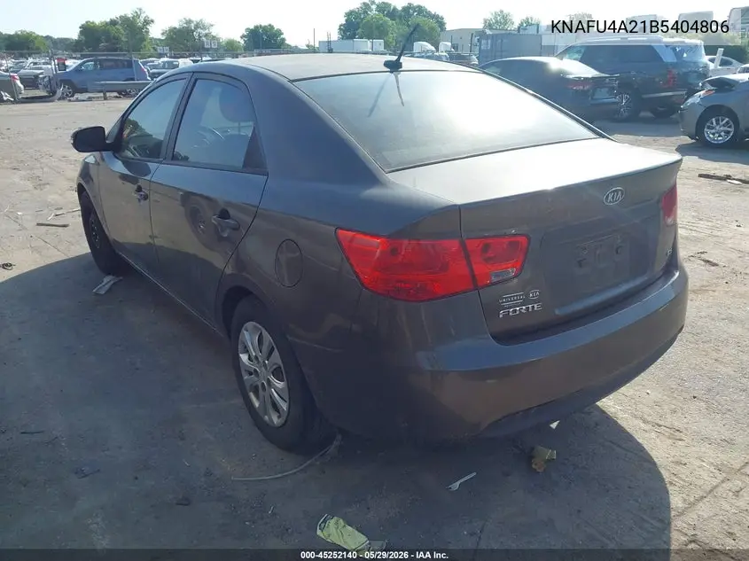 2011 Kia Forte Ex VIN: KNAFU4A21B5404806 Lot: 45252140