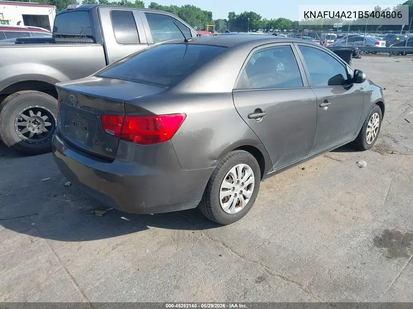 2011 Kia Forte Ex VIN: KNAFU4A21B5404806 Lot: 45252140