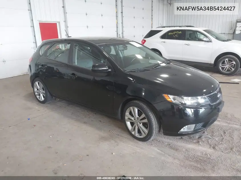 2011 Kia Forte Sx VIN: KNAFW5A34B5424427 Lot: 45636245