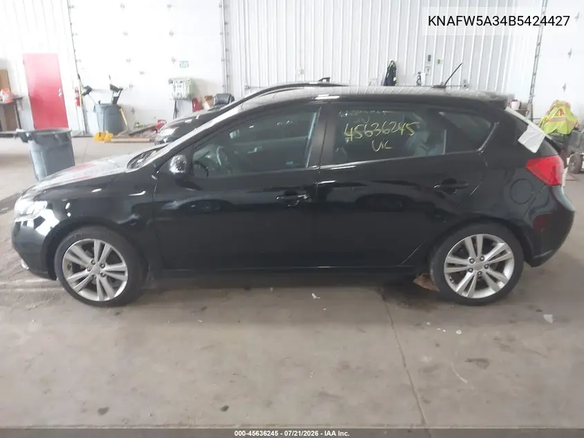 2011 Kia Forte Sx VIN: KNAFW5A34B5424427 Lot: 45636245