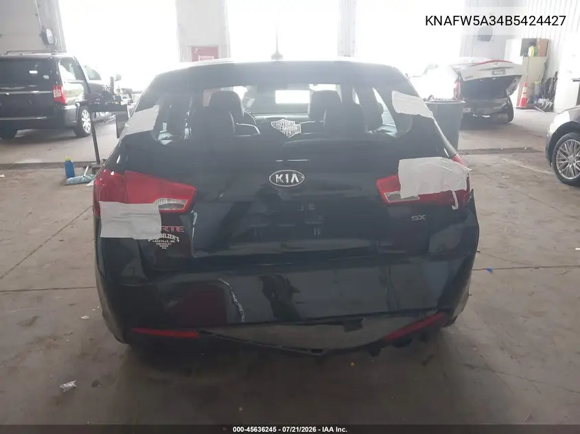 2011 Kia Forte Sx VIN: KNAFW5A34B5424427 Lot: 45636245