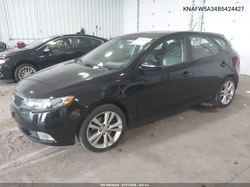 2011 Kia Forte Sx VIN: KNAFW5A34B5424427 Lot: 45636245