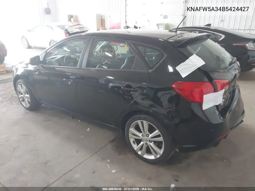 2011 Kia Forte Sx VIN: KNAFW5A34B5424427 Lot: 45636245