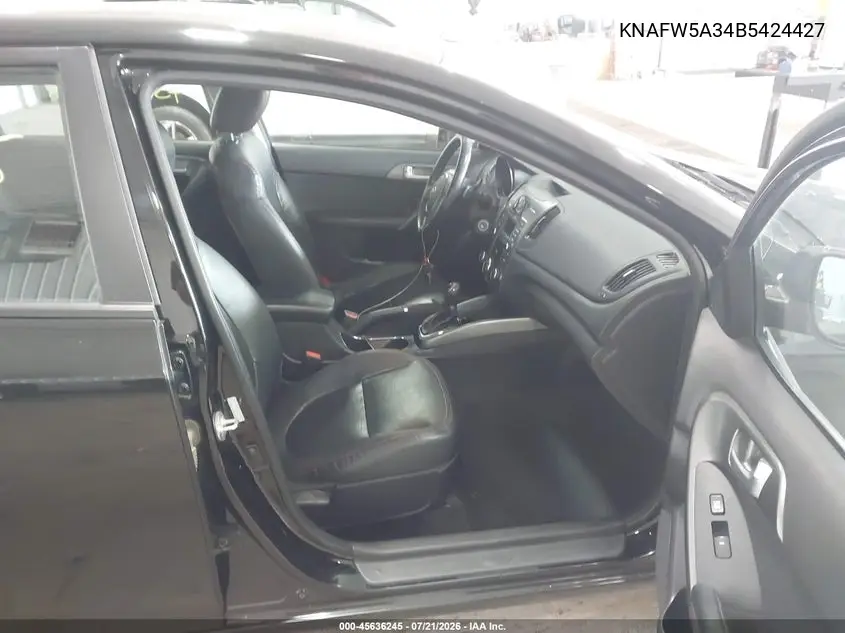 2011 Kia Forte Sx VIN: KNAFW5A34B5424427 Lot: 45636245