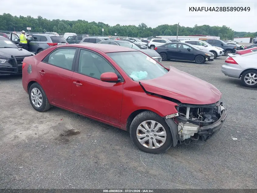 2011 Kia Forte Ex VIN: KNAFU4A28B5890949 Lot: 45659224