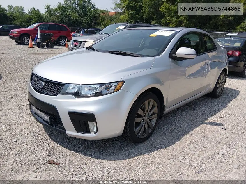2013 Kia Forte Koup Sx VIN: KNAFW6A35D5744865 Lot: 45657727