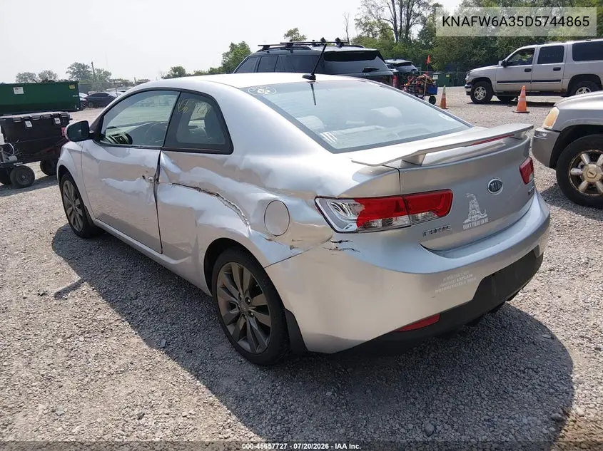 2013 Kia Forte Koup Sx VIN: KNAFW6A35D5744865 Lot: 45657727