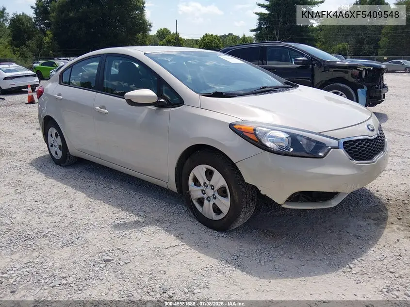 2015 Kia Forte Lx VIN: KNAFK4A6XF5409548 Lot: 45581688